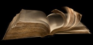 old book pages turning